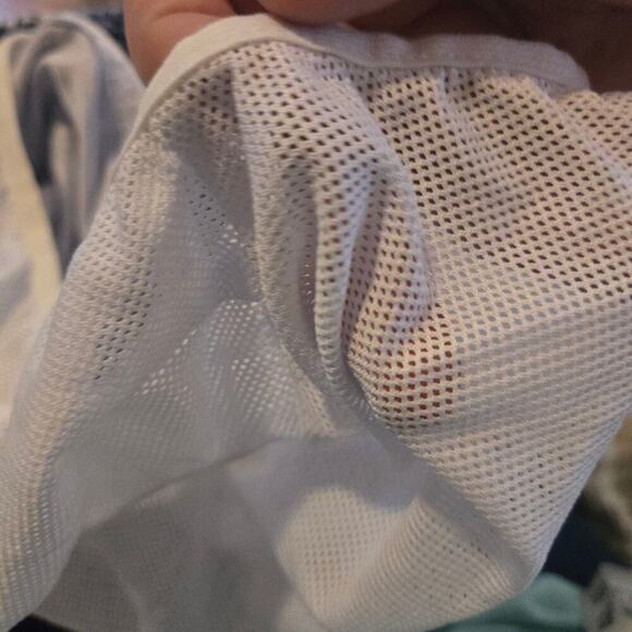 Bertigo swim trunks mens size large blue white print drawstring beach beachy - Picture 6 of 9